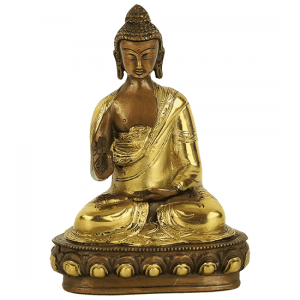 Buddha, Mudra der Lehre, zweifarbig - 20 cm