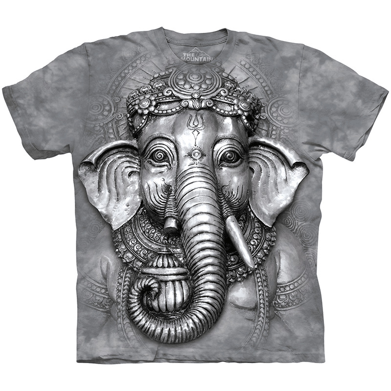 T-Shirt Mountain Artwear Big Face Ganesh M