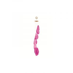 Windspiel Achat rosa (XL)