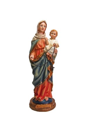 Statue der Mutter Maria mit dem Jesuskind (31,5 cm)