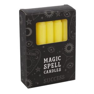 Magic Spell Kerzen Erfolg (Gelb - 12 Stück)