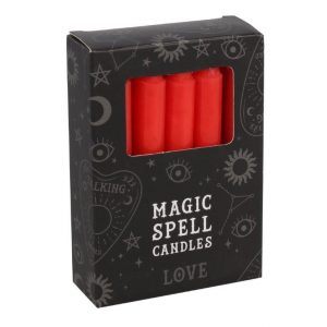 Magic Spell Kerzen Liebe (Rot - 12 Stück)