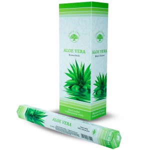 Green Tree Räucherstäbchen Aloe Vera (6 Packungen mit 20 Stäbchen)
