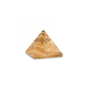 Edelstein Pyramide Jaspis Landschaft (25 mm)