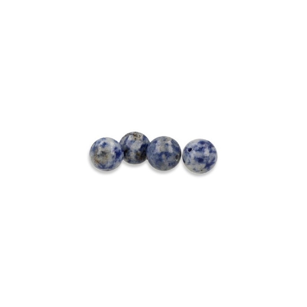 Sodalith-Perlen (12 mm - 4 Stück)