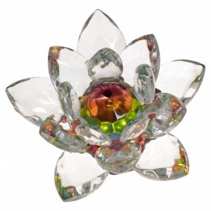 Kristall Lotus (10 cm)