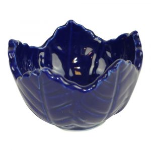 Schale aus Keramik Lotus Blau (8 x 8 x 5,5 cm)