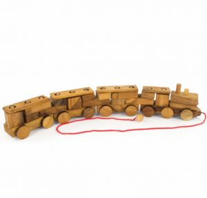 Spielzeug-Zug aus Holz - Puzzle (55 cm)