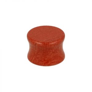 Ohr Plug Flesh Tunnel Jaspis Rot (16 mm)