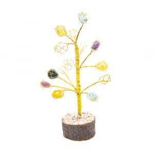 Edelstein-Baum Onyx-Trommelsteine 18 cm