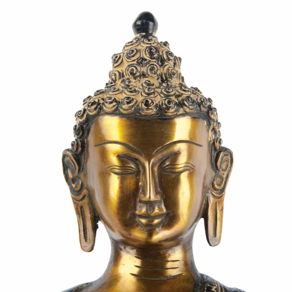 Goldener Buddha-Kopf