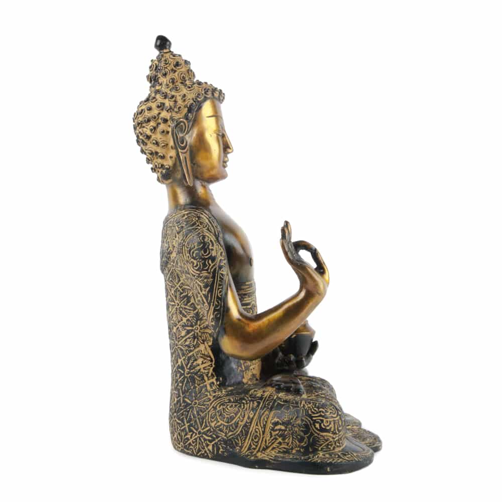Buddha Meditation Goldseite rechts