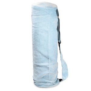Yoga Tasche aus Baumwolle türkis