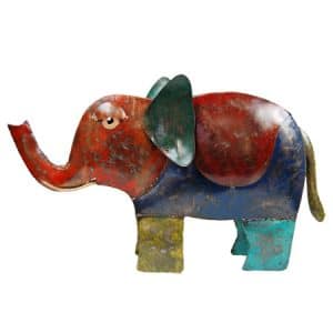 Elefant Metall-Safari antik M.C. M