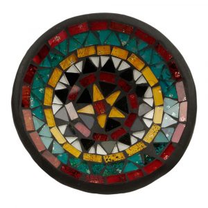 Schale Mosaik Stern Design (10 x 10 x 3 cm)
