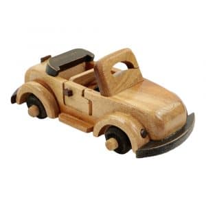 Holz-Auto Cabrio (19 x 8 cm)