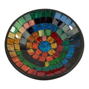 Schale Mosaik Regenbogen S