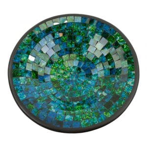 Schale Mosaik Blau-Grün (28 cm)