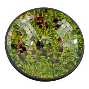Schale Mosaik waldgrün L