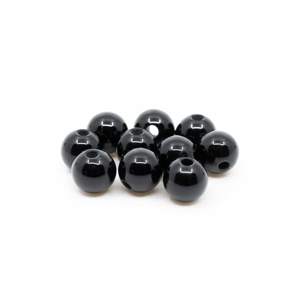 Edelstein Lose Perlen Obsidian - 10 Stück (6 mm)