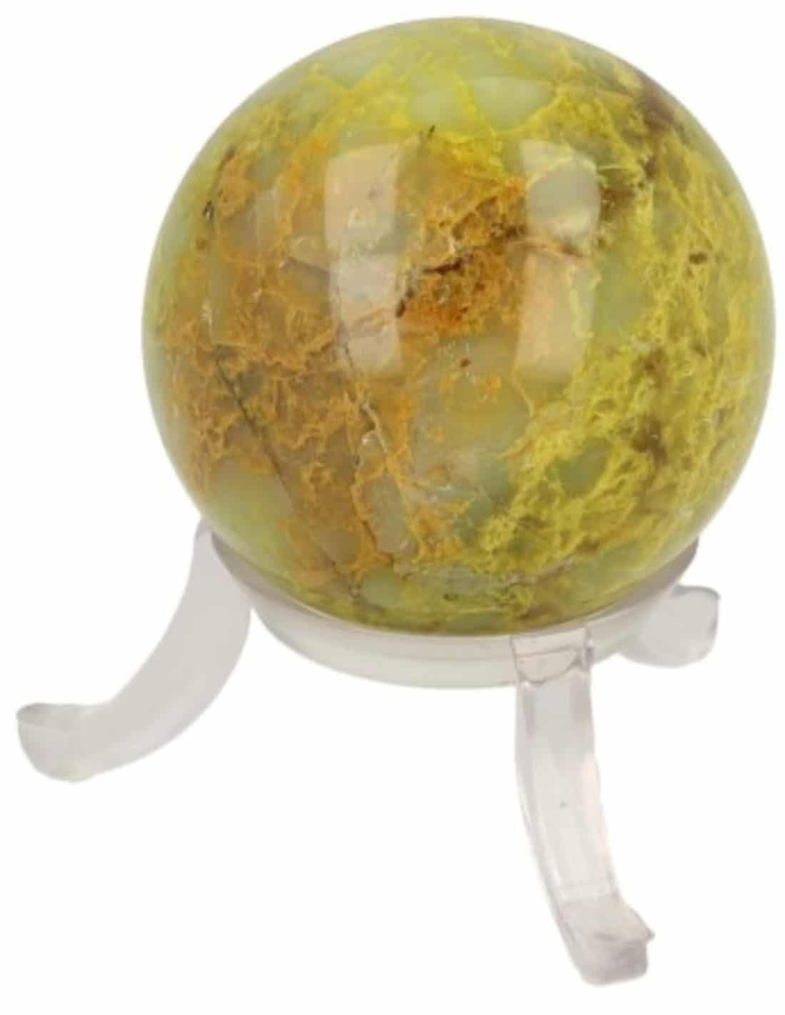 Edelstein Kugel Opal Grün (40 mm)