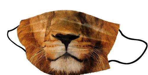 Gesicht Abdeckung / Maske Baumwolle Löwe