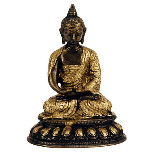 Buddha Amitabha Figur 2-farbig - 15 cm