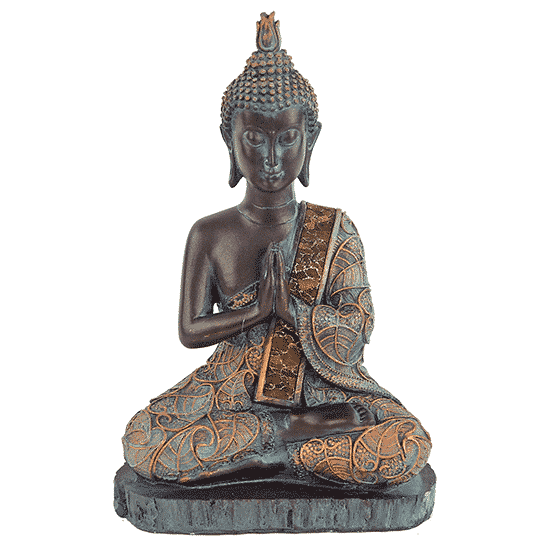 Buddha im Gebet Thailand - 23 cm
