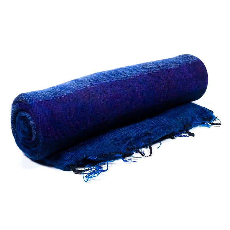 Meditationdecke XL blau/violett