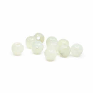 Edelstein Lose Perlen Grüne Jade - 10 Stück (4 mm)