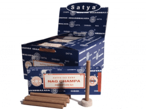 Räucherstäbchen Satya Nag Champa Dhoop (12 Packungen)