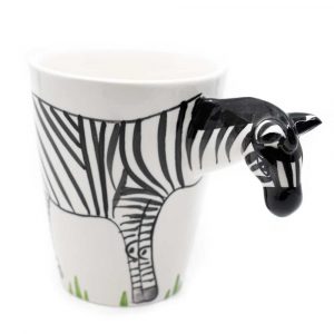 Tasse Handbemaltes Zebra