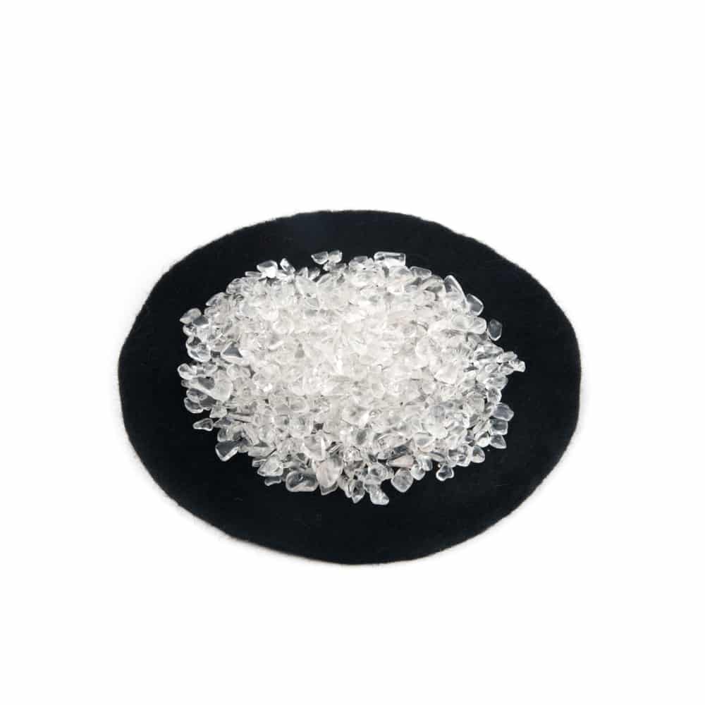 Trommelsteine Mix Bergkristall (5-10 mm) - 100 Gramm