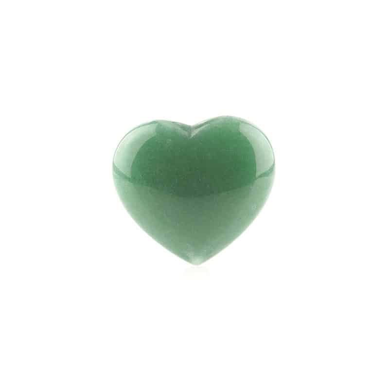 Edelstein Herz Aventurin grün (45 mm)