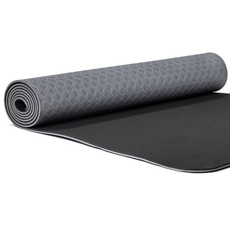 Yogi & Yogini Premium TPE Yogamat Anthrazit - 183 x 61 x 0.5 cm (950 gram)