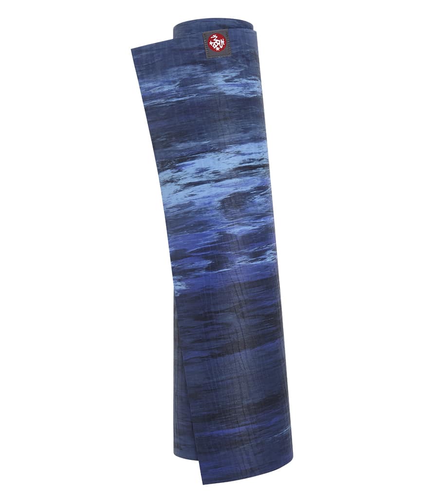 Manduka eKO Yogamatte Gummi Blau 5 mm – Surf Marbled – 180 x 61 cm