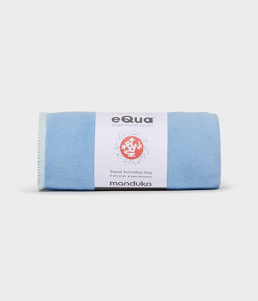 Manduka eQua Yogamatten Handtuch Clear Blue - 182 x 67  cm