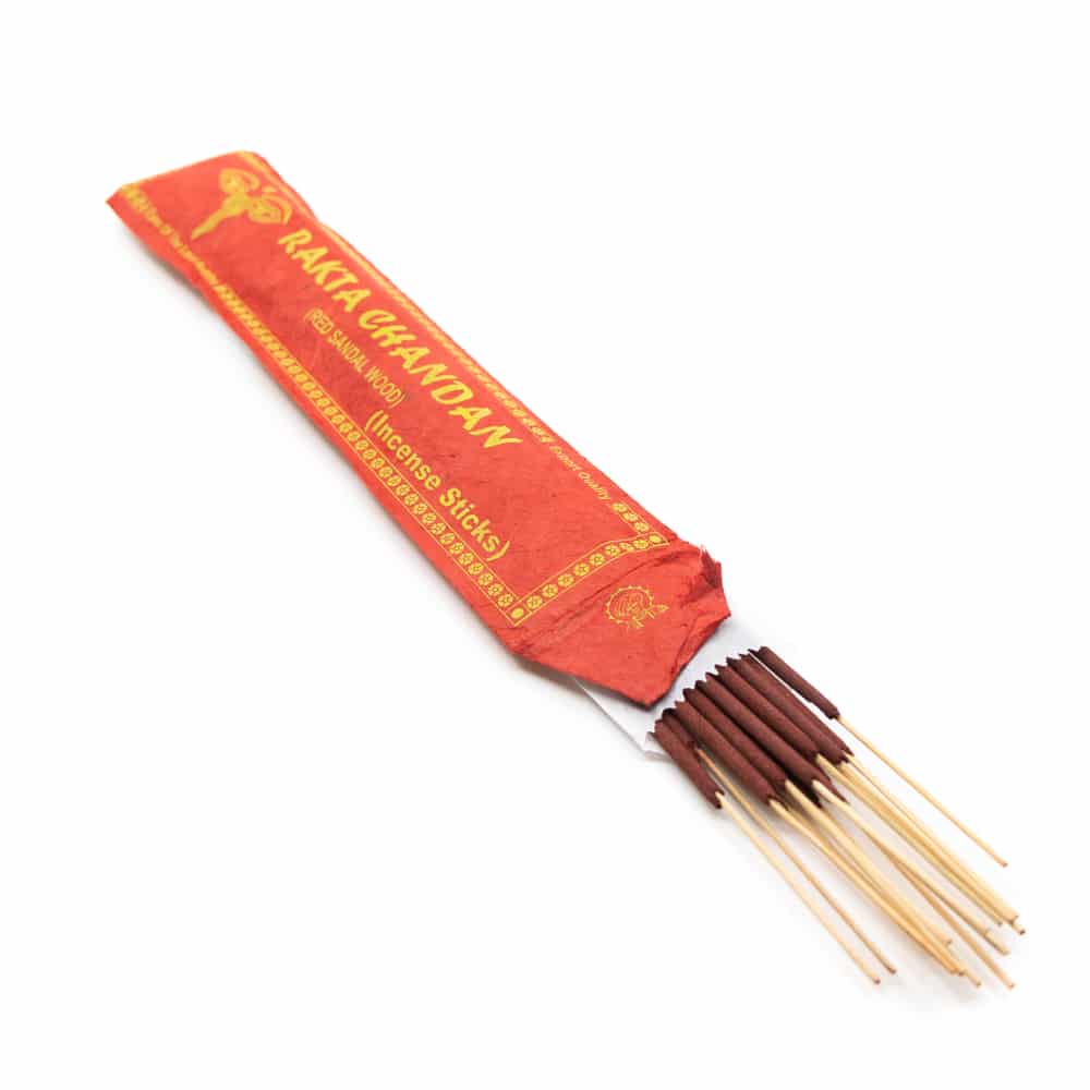 Tibetische Räucherstäbchen - Rotes Sandelholz (15 Stück)