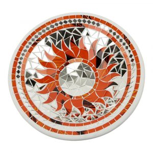 Mosaik-Schale Rote Sonne (38 cm)