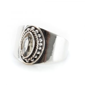 Edelstein-Ring Citrin 925 Silber "Esahni" (Größe 17)