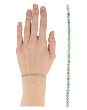 Smaragdfarbenes Armband für Sommervibes