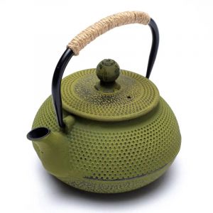 Tetsubin gusseiserne Teekann grün in japan. Stil (600 ml)