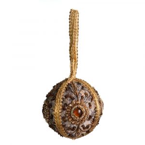 Anhänger Ornament Traditionelle Kugel Grau (15 cm)
