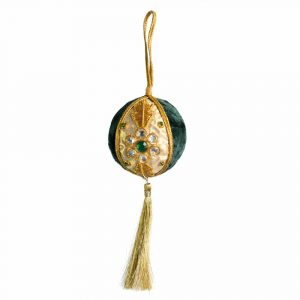Anhänger Ornament Traditionelle Kugel Grün (24 cm)