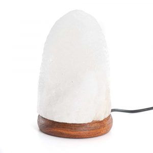 Himalaya Salzlampe USB Weiß (ca. 600 Gramm) 12 cm