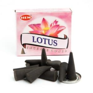 HEM Räucherkegel Lotus (1 Schachtel)