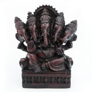 Statue Ganesha mit fünf Köpfen (13 cm)