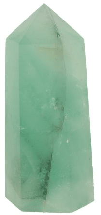 Fluorit-Edelsteinspitze 7-8 cm