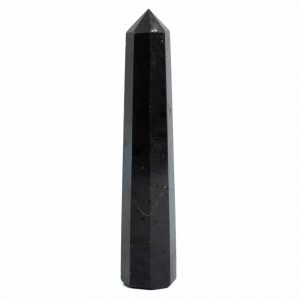 Edelstein Obelisk Spitze Schwarzer Turmalin - 90-120 mm