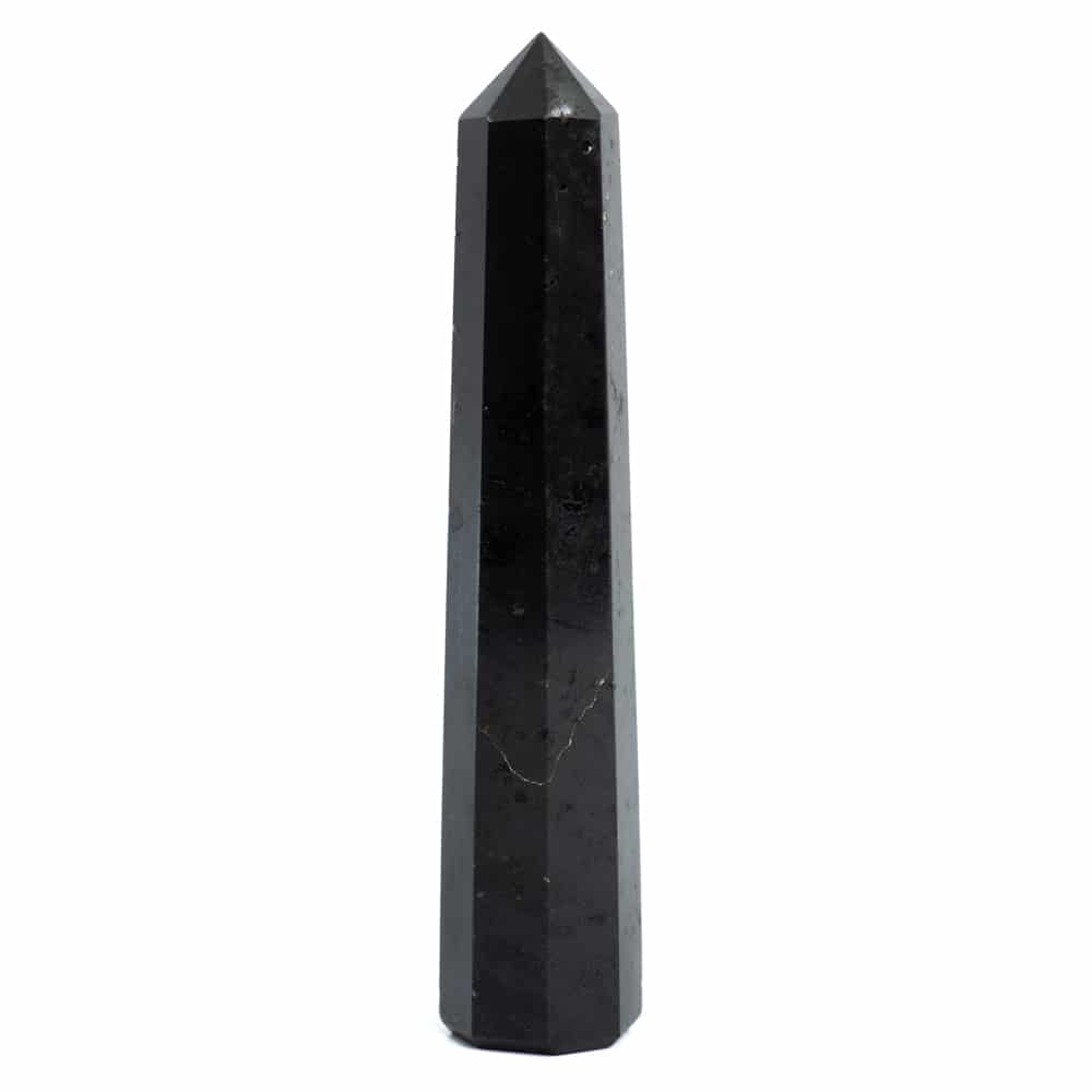 Edelstein Obelisk Spitze Schwarzer Turmalin - 90-120 mm